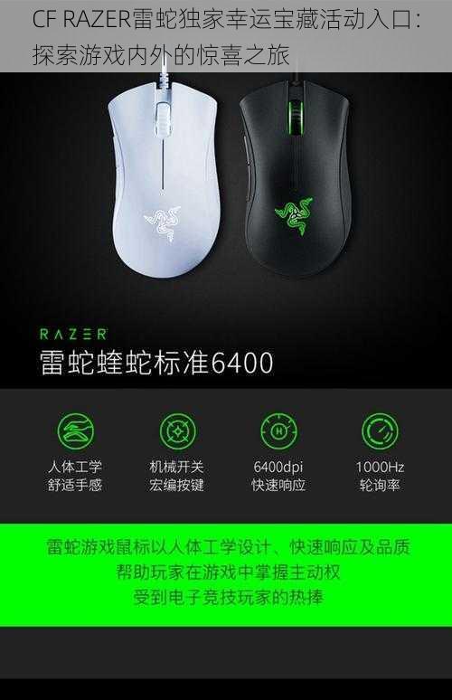 CF RAZER雷蛇独家幸运宝藏活动入口：探索游戏内外的惊喜之旅